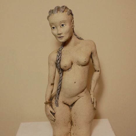 'plaited girl' sculpture (a)
